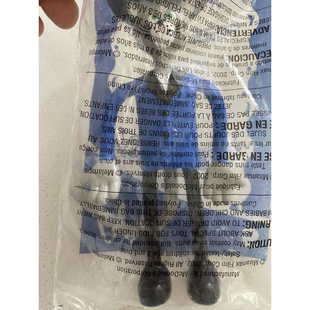 2002 PINOCCHIO Cat McDonalds Happy Meal Toy figure # 5 SEALED - NEW